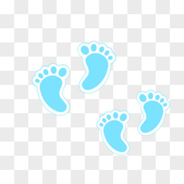 手绘蓝色小脚印免抠元素pngpsd卡通手绘运动鞋球鞋元素pngai手绘戴着