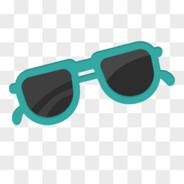 手绘卡通太阳镜元素