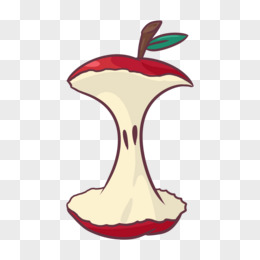 苹果核的画法图片