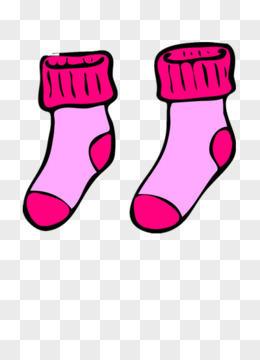 卡通粉红色袜子