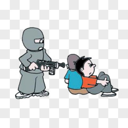 恐怖分子卡通图片