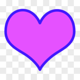 紫色爱心符号复制图片