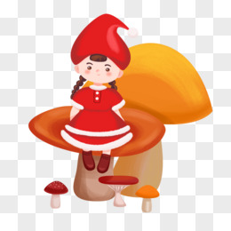 采蘑菇的小姑娘头像图片