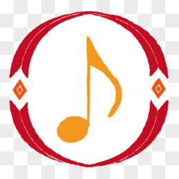 手绘音乐符号风格图形