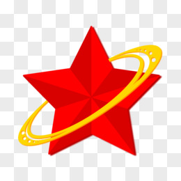 创意光环五角星装饰素材