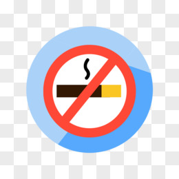 一组扁平风加油站图标套图合集之禁止吸烟
