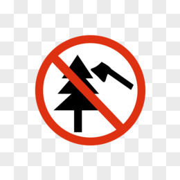 禁止砍伐树木元素